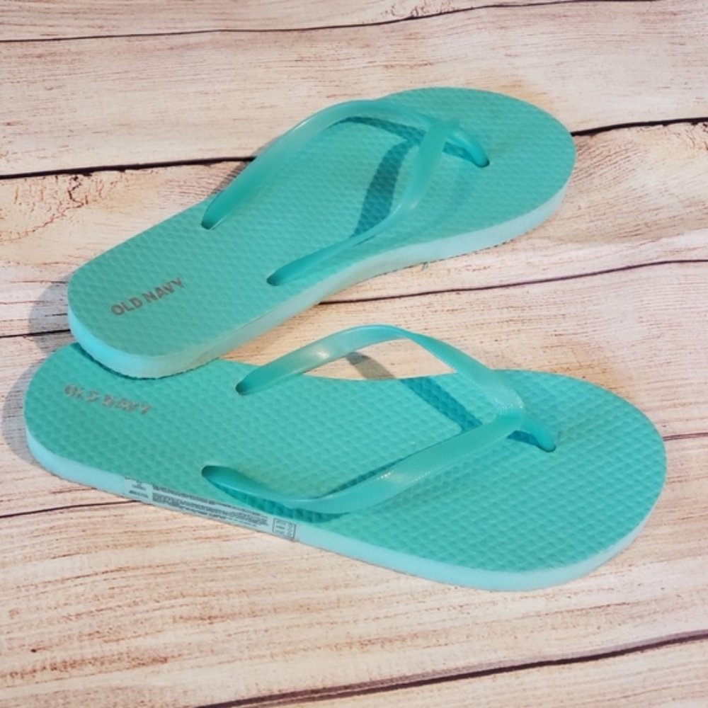 Old Navy Teal Flip Flops